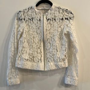Ladies XS DEX Lace Zipper front Jacket